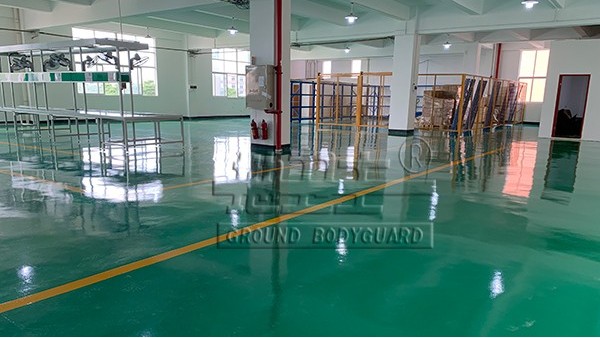 广东七杰热能科技有限公司选用地卫士滚面耐压型环氧地坪