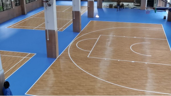 从化太平党群服务中心选用地卫士塑胶运动地板