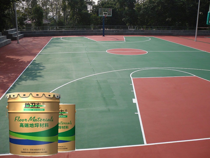 工厂活动区篮球场地坪漆