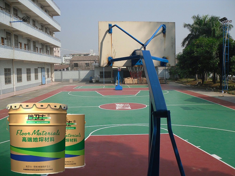 户外水性篮球场地坪漆