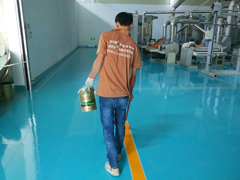 “地卫士”环氧地坪漆翻新施工