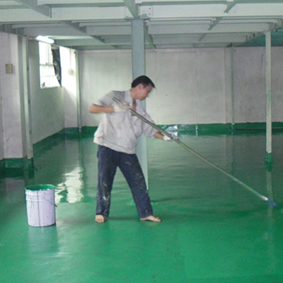 防静电面漆层施工