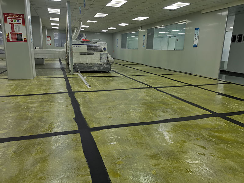 地卫士地坪漆刷涂导电浆展示效果图