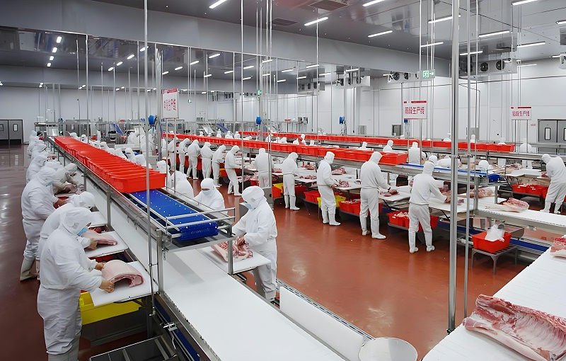 屠宰厂生产车间选用水性聚氨酯砂浆地坪漆