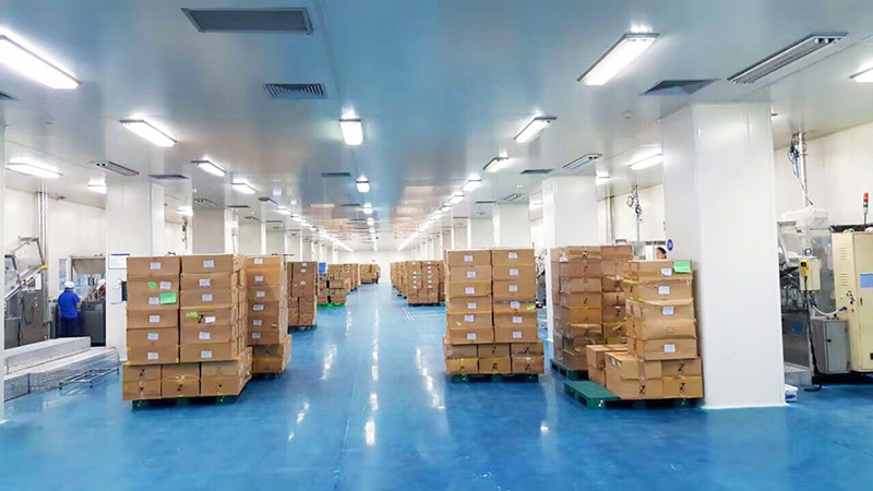 染色渗透型密封硬化地坪走进重庆登康口腔护理生产基地