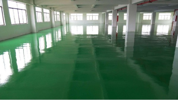 佛光照明有限公司选用地卫士环氧地坪漆工程
