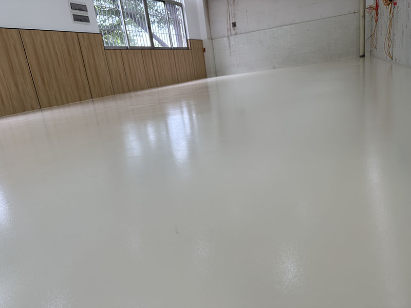 聚氨酯砂浆超耐磨自流平型地坪漆施工图