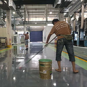 第8步、环氧面漆施工