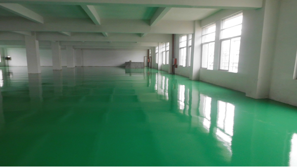 佛山市优霸机械设备有限公司选用地卫士环氧地坪漆工程